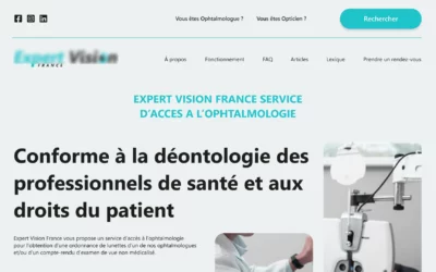 Plateforme de Services en Ophtalmologie & Accès aux Soins