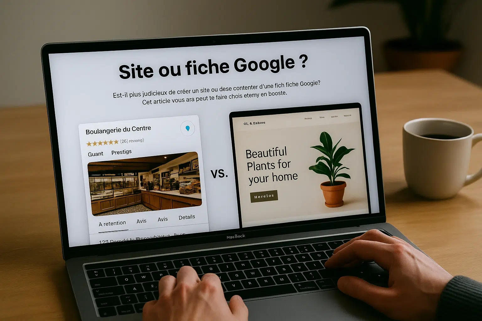 site ou fiche google