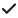 ✓